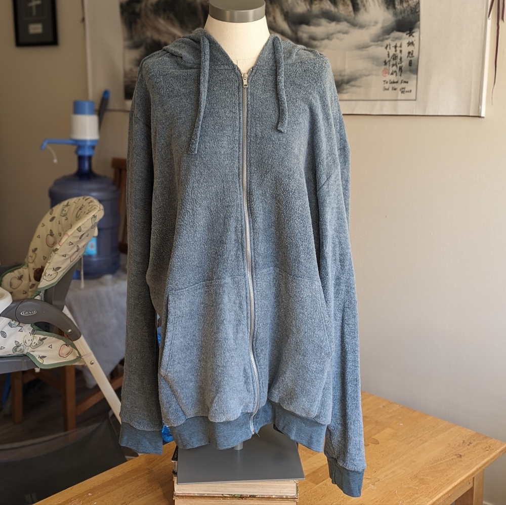 Blue Zip up Jacket